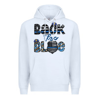 White back the blue1 Premium Hoodie - CowhideDigitalArt