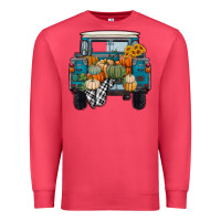 Cardinal Fall Pumpkin Farm Truck Premium Sweatshirt - RanaPortraitStore