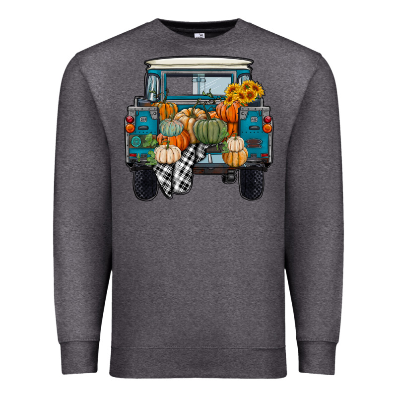 Fall Pumpkin Farm Truck Premium Sweatshirt by RanaPortraitStore | Teevron