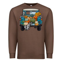 Chestnut Fall Pumpkin Farm Truck Premium Sweatshirt - RanaPortraitStore