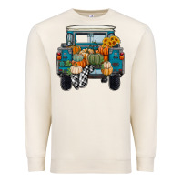 Sandshell Fall Pumpkin Farm Truck Premium Sweatshirt - RanaPortraitStore