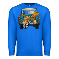 True Royal Fall Pumpkin Farm Truck Premium Sweatshirt - RanaPortraitStore
