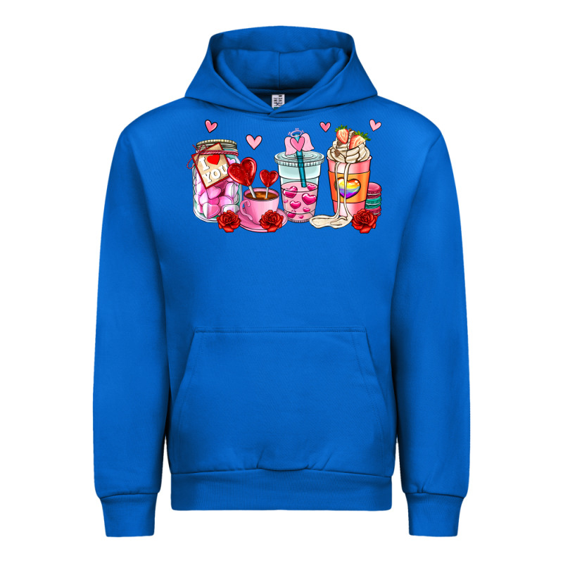 Valentines Day Coffee Cup Urban Hoodie by AdoDesignShop | Teevron