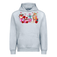 Heather Grey valentines day coffee cup Urban Hoodie - AdoDesignShop
