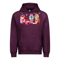 Mauve Wine valentines day coffee cup Urban Hoodie - AdoDesignShop