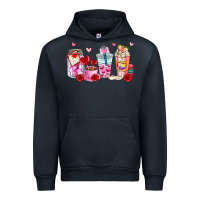 Navy valentines day coffee cup Urban Hoodie - AdoDesignShop