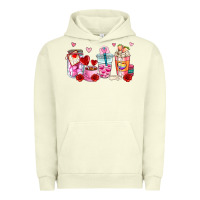 Pigment Pistachio valentines day coffee cup Urban Hoodie - AdoDesignShop