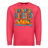 Cardinal Thankful blessed and kind of a mess Premium Sweatshirt - RanaPortraitStore