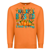 Carrot Thankful blessed and kind of a mess Premium Sweatshirt - RanaPortraitStore