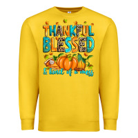 Lemon Thankful blessed and kind of a mess Premium Sweatshirt - RanaPortraitStore