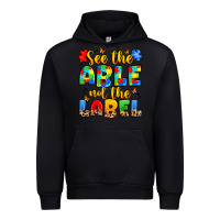 Black see the able not the label Urban Hoodie - JahusDesignShop