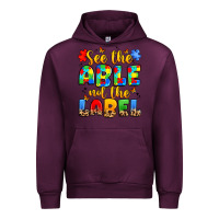 Mauve Wine see the able not the label Urban Hoodie - JahusDesignShop