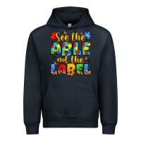 Navy see the able not the label Urban Hoodie - JahusDesignShop