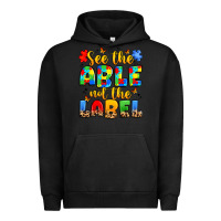 Pigment Black see the able not the label Urban Hoodie - JahusDesignShop