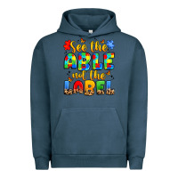 Pigment Midnight Navy see the able not the label Urban Hoodie - JahusDesignShop