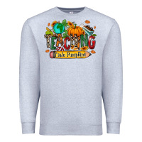 Heather Grey Teaching little pumpkins Premium Sweatshirt - RanaPortraitStore