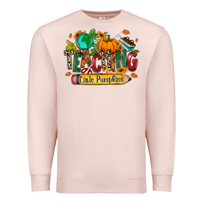 Teaching Little Pumpkins Premium Sweatshirt by RanaPortraitStore | Teevron