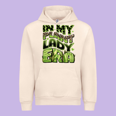 In My Plant Lady Era Urban Hoodie Designed By Jahusdesignshop