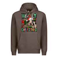 Coffee Mooey christmas Premium Hoodie - FaDigitalArtStudio