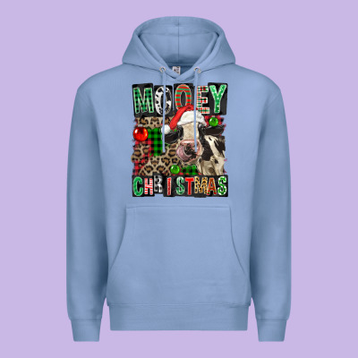 Mooey Christmas Premium Hoodie Designed By Fadigitalartstudio