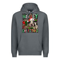 Rock Mooey christmas Premium Hoodie - FaDigitalArtStudio