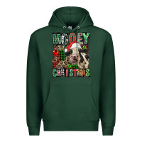 Sports Green Mooey christmas Premium Hoodie - FaDigitalArtStudio