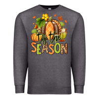 Charcoal Heather Tis' the season Fall American Football Premium Sweatshirt - RanaPortraitStore
