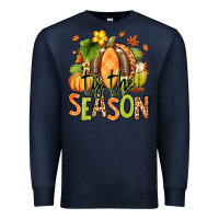 Navy Tis' the season Fall American Football Premium Sweatshirt - RanaPortraitStore