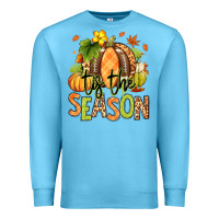 Ocean Blue Tis' the season Fall American Football Premium Sweatshirt - RanaPortraitStore