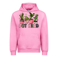 Fuchsia Pink pot head plants Urban Hoodie - JahusDesignShop