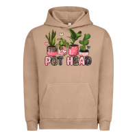 Pigment Burro pot head plants Urban Hoodie - JahusDesignShop