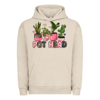 Pigment French Oak pot head plants Urban Hoodie - JahusDesignShop