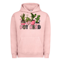 Pigment Salmon pot head plants Urban Hoodie - JahusDesignShop