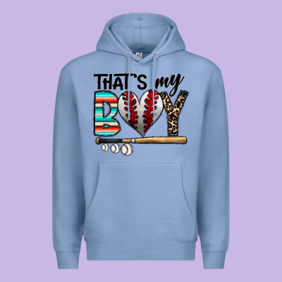 Baseball Premium Hoodie Designed By Cowhidedigitalart