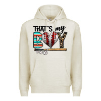 Oatmeal Heather baseball Premium Hoodie - CowhideDigitalArt