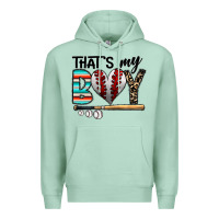 Seafoam baseball Premium Hoodie - CowhideDigitalArt