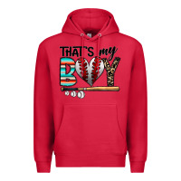 Cardinal baseball Premium Hoodie - CowhideDigitalArt