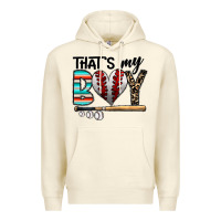 Sandshell baseball Premium Hoodie - CowhideDigitalArt