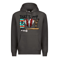 Smoke baseball Premium Hoodie - CowhideDigitalArt