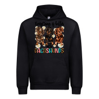 Black everything is better with dachshunds Urban Hoodie - JahusDesignShop