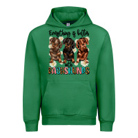 Emerald everything is better with dachshunds Urban Hoodie - JahusDesignShop