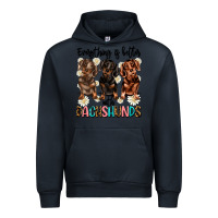 Navy everything is better with dachshunds Urban Hoodie - JahusDesignShop