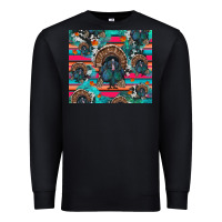 Black Thanksgiving Turkey Premium Sweatshirt - RanaPortraitStore
