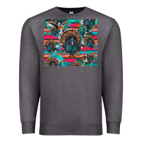 Charcoal Heather Thanksgiving Turkey Premium Sweatshirt - RanaPortraitStore