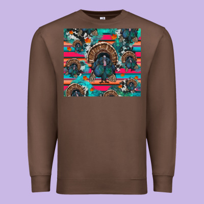 Premium Sweatshirt Thanksgiving Turkey