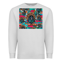 Dove Grey Thanksgiving Turkey Premium Sweatshirt - RanaPortraitStore