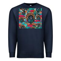Navy Thanksgiving Turkey Premium Sweatshirt - RanaPortraitStore