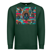 Sports Green Thanksgiving Turkey Premium Sweatshirt - RanaPortraitStore