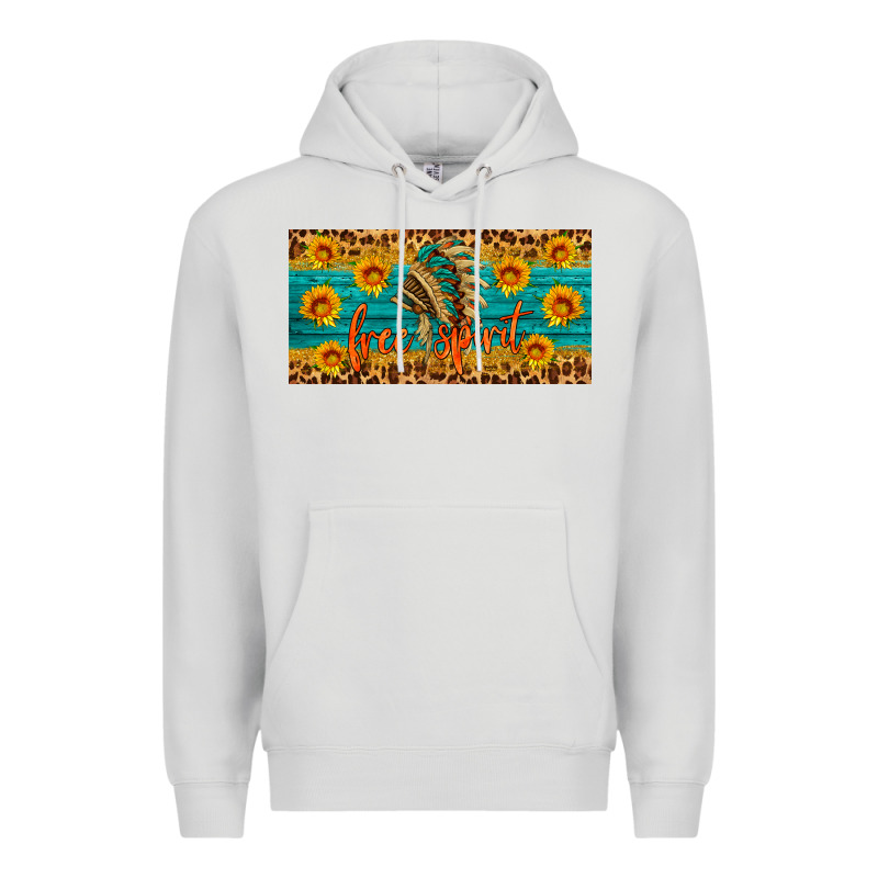Free Spirit License Plate Premium Hoodie by HRA Design Shop | Teevron