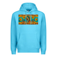 Ocean Blue free spirit license plate Premium Hoodie - HRA Design Shop